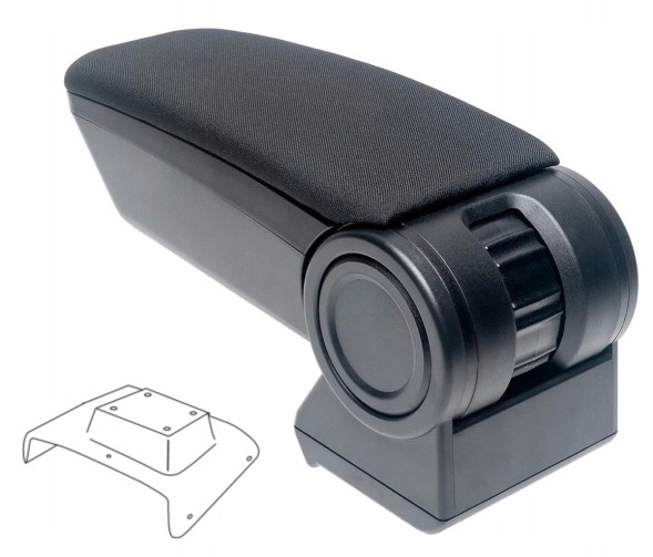 Rati V05302A Підлокітник Armster 3, Chevrolet Orlando, 2010-2018, тканина