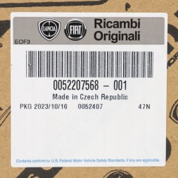 Fiat OE РОЗКЛАДАЧКА ДЛЯ ЗАЛИВКИ ПАЛИВА FIAT 600 E 52207568
