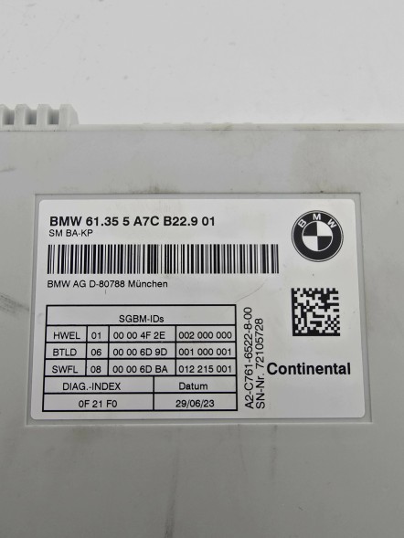BMW OE 61355A7CB22 5A7CB22 НОВИЙ ОРИГІНАЛЬНИЙ МОДУЛЬ СИДІННЯ BMW X3M X7 M3 M4 M8 5A7CB22
