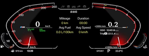 Китай BMW E60 E61 E63 E64 2003-2009 LICZNIK CYFROWY Virtual BMW E60 E61 E63 E64 2003-2009 ЦИФРОВИЙ СПІДОМЕТР ПРИЛАДОВА ПАНЕЛЬ LCD DIGITAL DASHBOARD