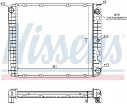 Nissens 65525A Охолоджувач води 65525а nissens volvo 240