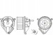 Behr Hella Service BRH8EW 351 304-021/SERW ВЕНТИЛЯТОР BEHR HELLA MERCEDES SPRINTER 2