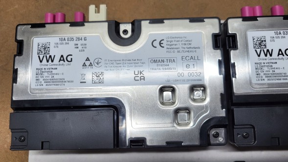 Volkswagen OE MODUŁ STEROWNIK USŁUG ONLINE VW SKODA 10A035284G LEGALNY Модуль Контролер ОНЛАЙН-послуг VW Id3 Id4 Cupra Audi ETron 10A035284G ЛЕГАЛЬНИЙ