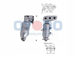 Oyodo 10N0061-OYO Каталізатор peugeot 10n0061-oyo oyodo