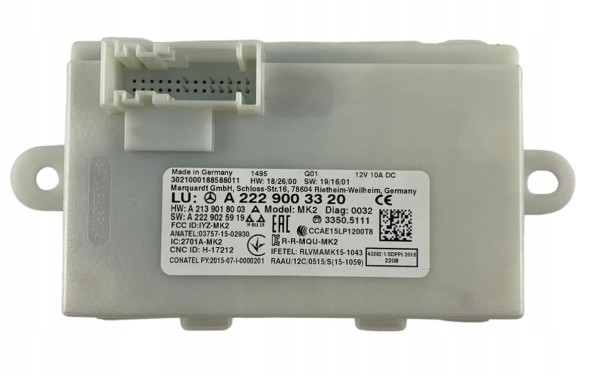 Mercedes-Benz OE A2229003320 МОДУЛЬ KEYLESS МЕРСЕДЕС 1