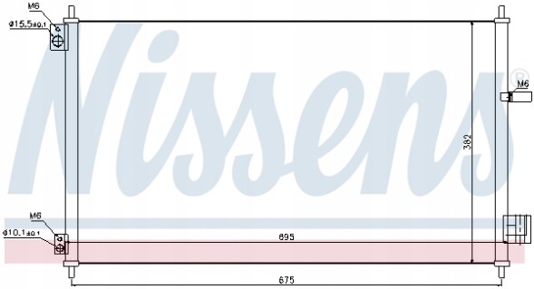 Nissens 940293 Конденсатор, кондиціонер nissens 940293
