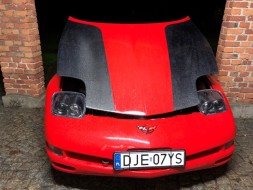 Китай 13102024 Маска Corvette C5 carbon mate 100% двостороння легка 7кг