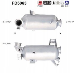 Китай FD5063 ФІЛЬТР ТВЕРДИХ ЧАСТИНОК DPF для VW Transporter