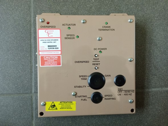 Китай Регулятор швидкості обертання GAC ESD 5551